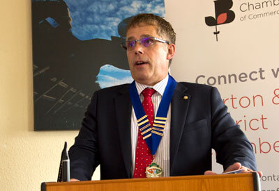 Successful first year for Burton Chamber President, Simon Chapman