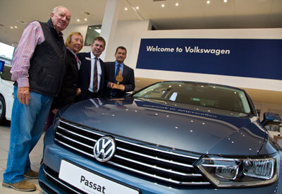 VW Car Dealership displays outstanding Customer Service to win Annual Award